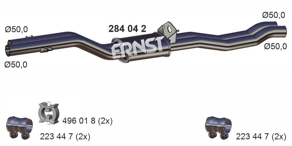 Mittelschalldämpfer