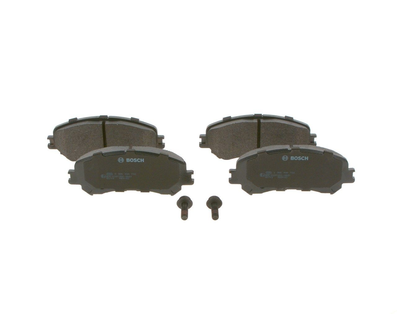 Brake Pad Set, disc brake 0 986 494 722