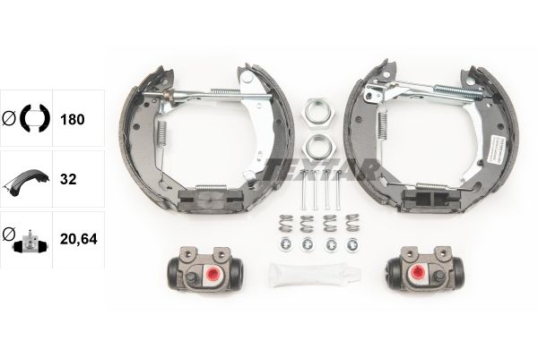 TEXTAR 84031202 - Bremsbackensatz Shoe Kit Pro