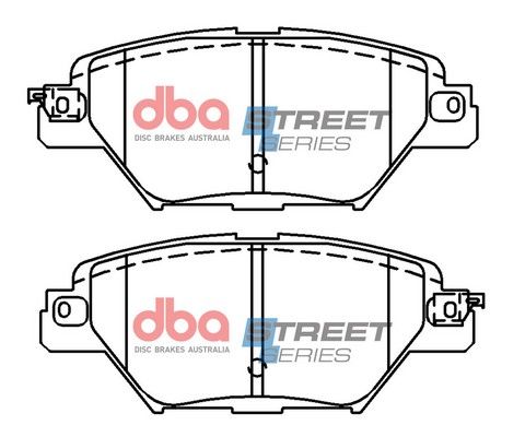 DBA SS STREET SERIES BRAKE PADS [ Mazda CX-9  PY  2.5L - TC2, TC4 2016 -> R ] - TecDoc Only