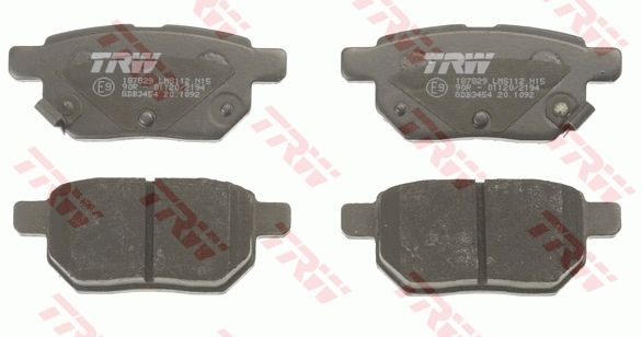 TRW DISC BRAKE PADS - TecDoc 2