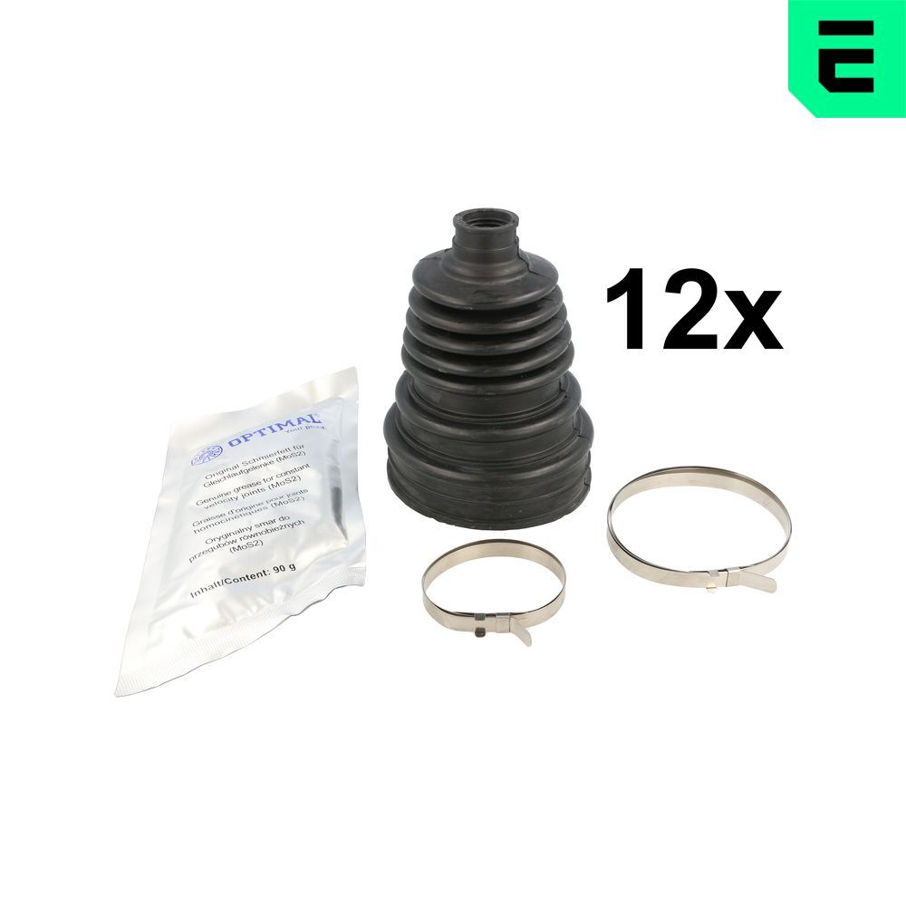 Faltenbalgsatz, Antriebswelle