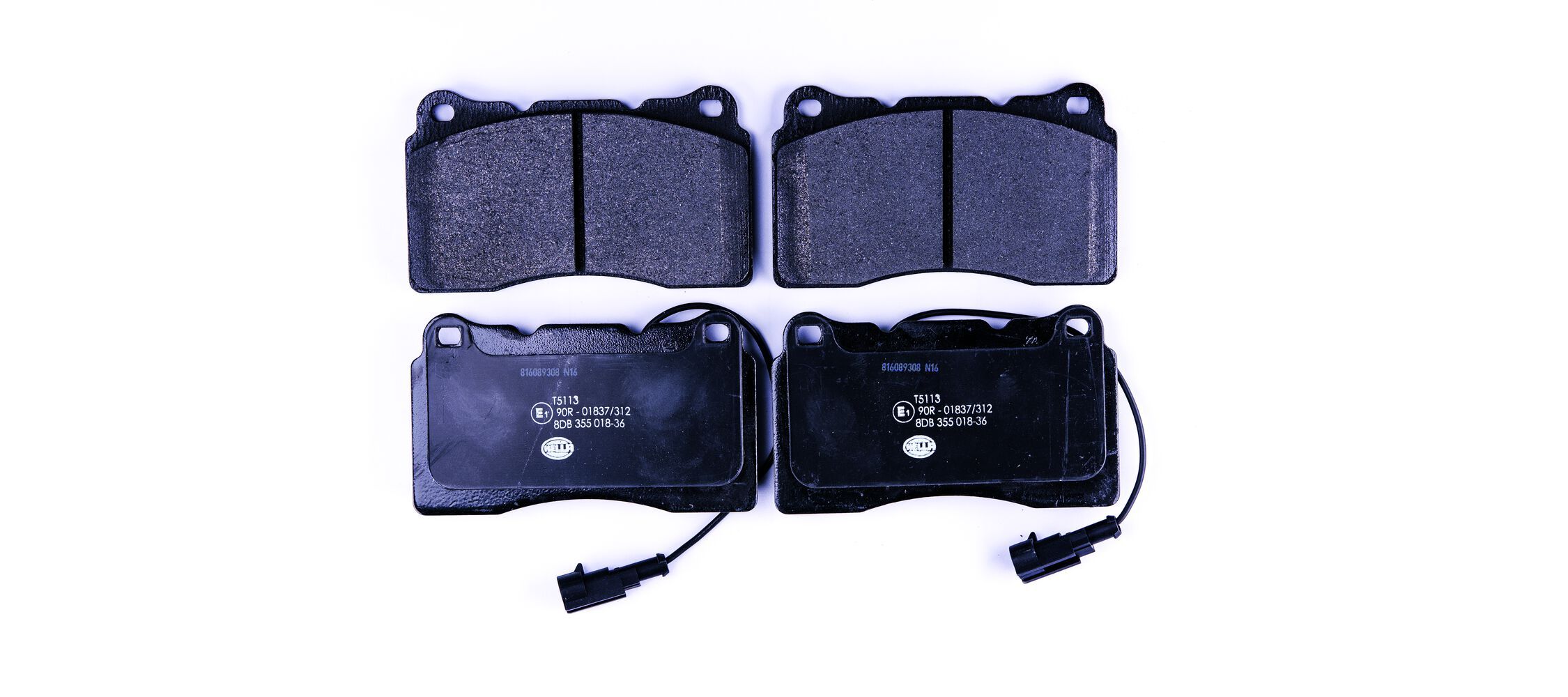 HELLA 8DB 355 018-361 - Bremsbelagsatz, Scheibenbremse