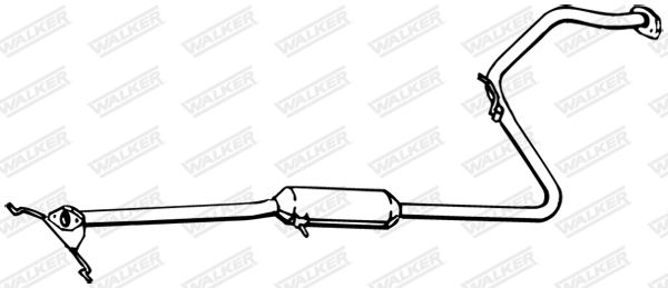 SILENCIEUX AVANT MAZDA 121 1.3 88-  0302