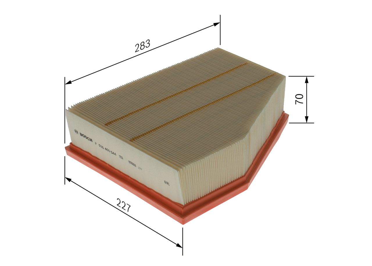 BOSCH F 026 400 544 - Luftfilter
