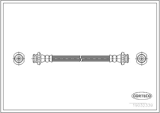 FLEXIBLE DE FREIN NISSAN SUNNI I  0705