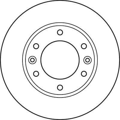 TRW BRAKE DISC - TecDoc 2