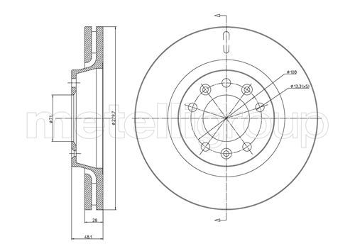 Brake Disc 23-0887C