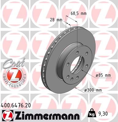 Brake Disc 400.6476.20