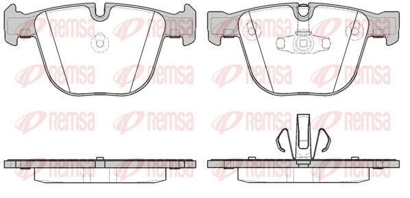 Premium Rear Brake Pad Set Premium Rear Brake Pad Set