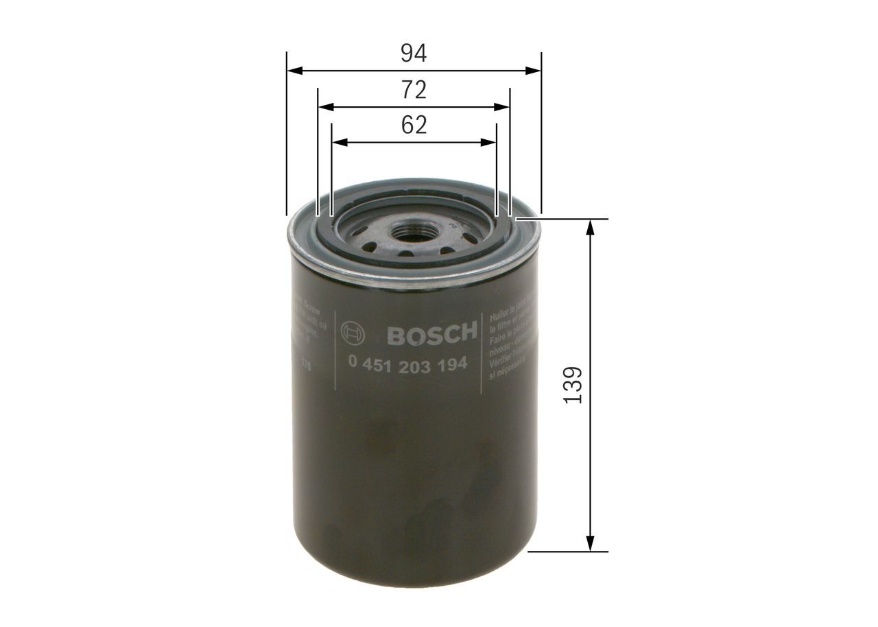 Oil Filter 0 451 203 194