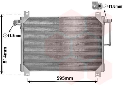 47005074 VAN WEZEL *** IR PLUS *** kondenzátor, klíma