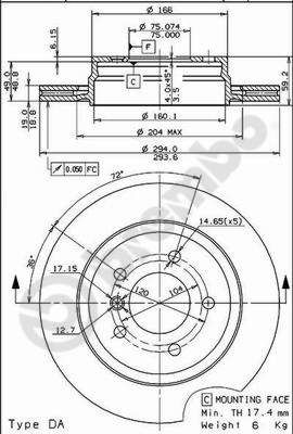 Brake Disc 09.7720.11