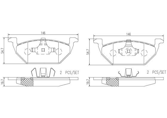 VW GOLF MK5 04-09 (FRT) - TecDoc 1