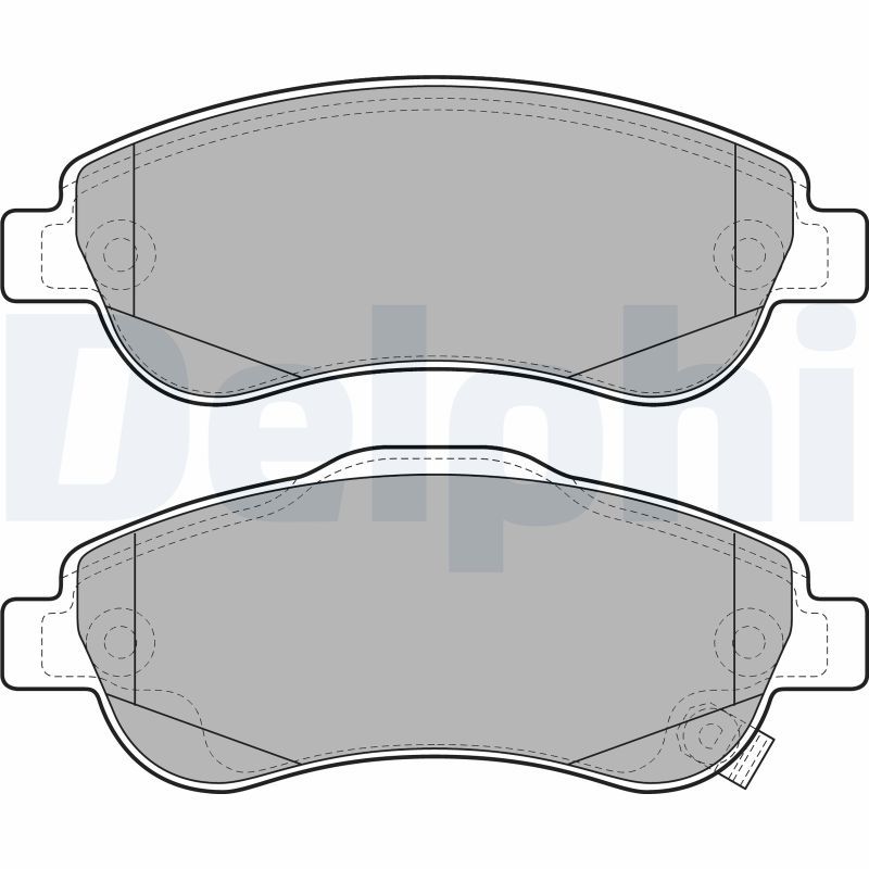 Brake Pad Set, disc brake LP2093