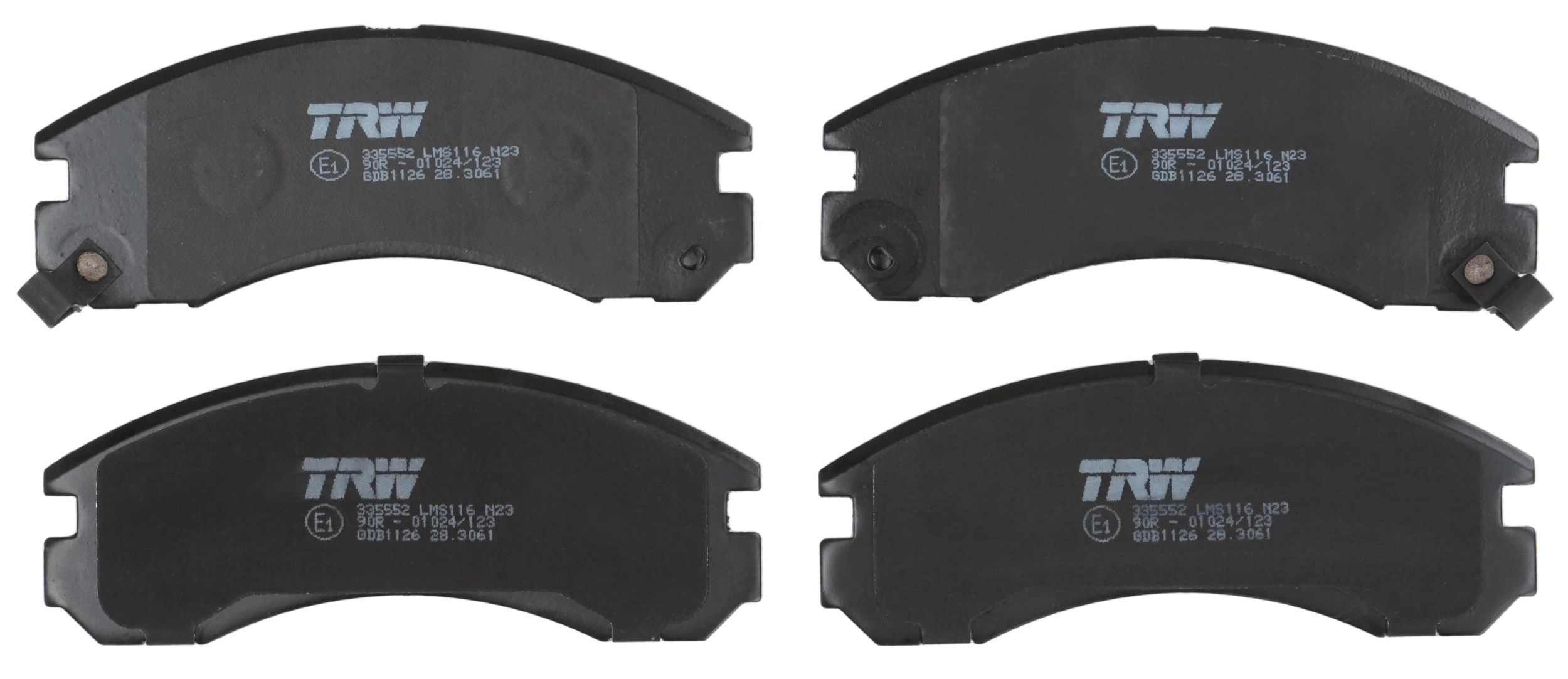TRW DISC BRAKE PADS - TecDoc 2
