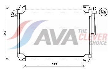 SBA5074 AVA QUALITY COOLING kondenzátor, klíma