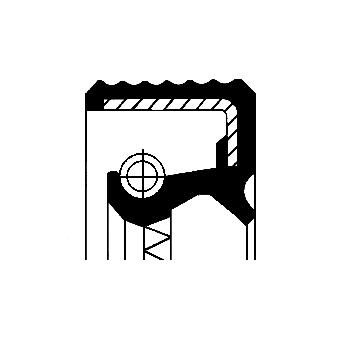 Wellendichtring, Differential