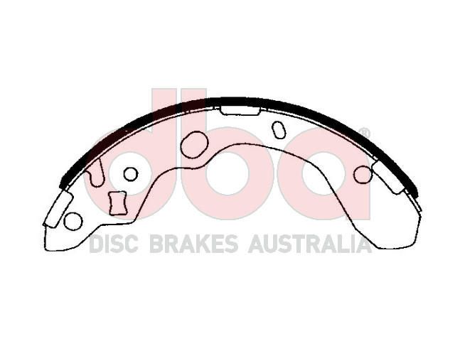 Street Series Brake Shoes [Ford/Mazda/Toyota Echo  200mm] - TecDoc Only