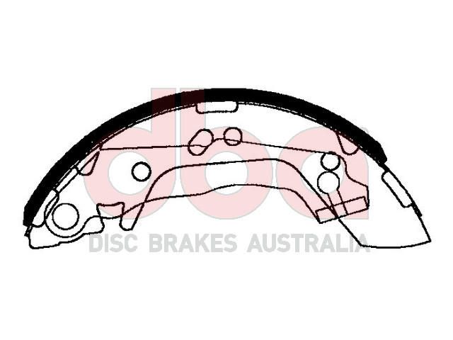 Street Series Brake Shoes [Hyundai Accent 2000-02 180mm] - TecDoc Only