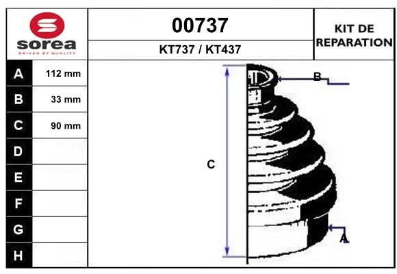 KIT D'ETANCHEITE 00737  .