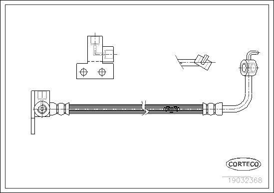 FLEXIBLE DE FREIN MAZDA MX-5 I  0705