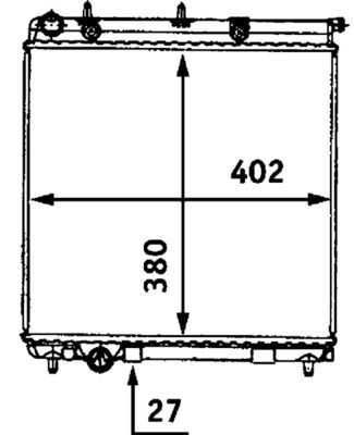 Radiador, refrigeración del motor