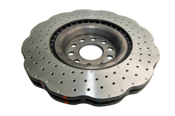 4000 Cross-drill and Dimple  WAVE Disc KP [ VW Golf Mk: 5&6 F ] - TecDoc 1