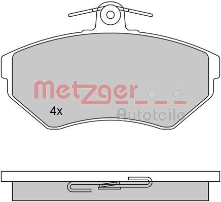 Brake Pad Set, disc brake 1170061