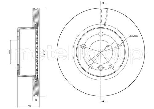 Brake Disc 23-0811C