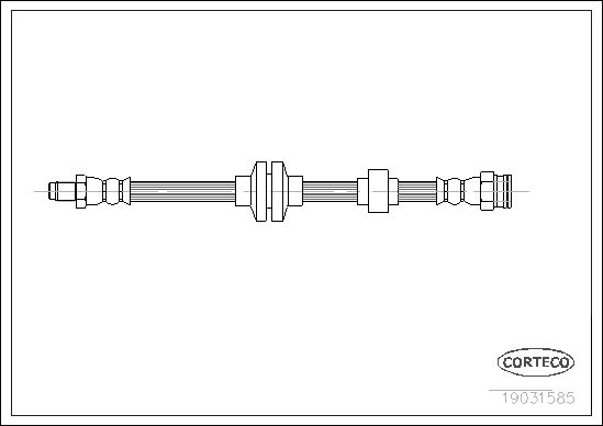 FLEXIBLE DE FREIN ALFA ROMEO 166  0705