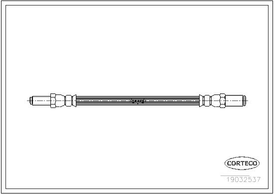 FLEXIBLE DE FREIN COMMER-DODGE  0705