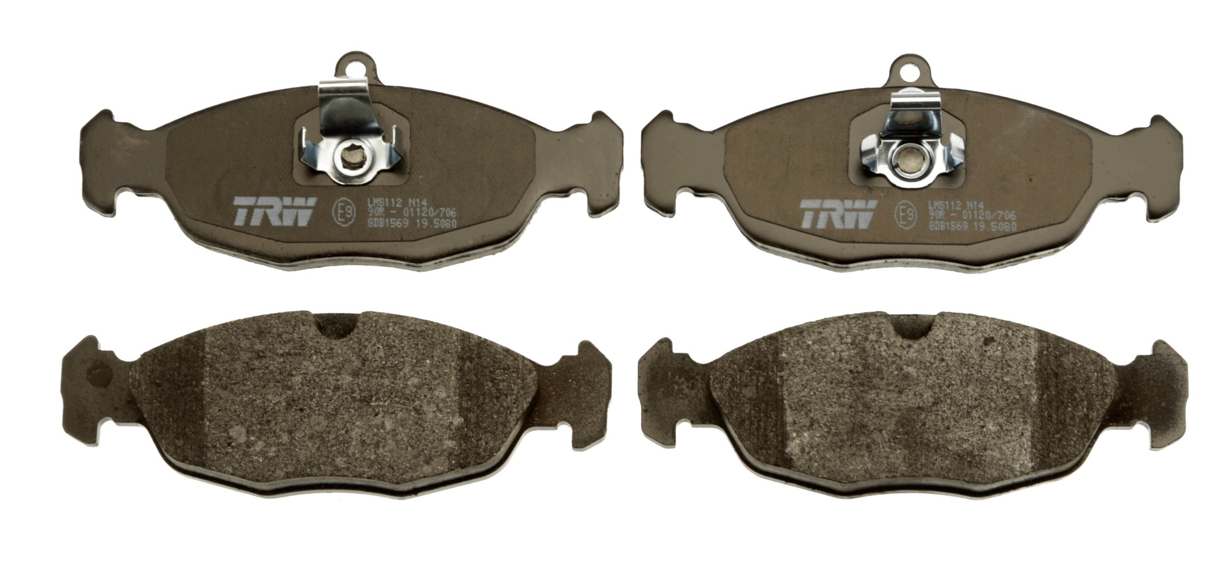 TRW DISC BRAKE PADS - TecDoc 2