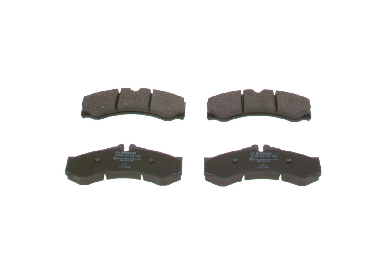 BOSCH 0 986 424 832 Brake Pad Set, disc brake
