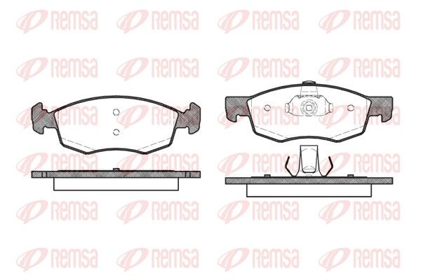 Brake Pad Set, disc brake 0172.30