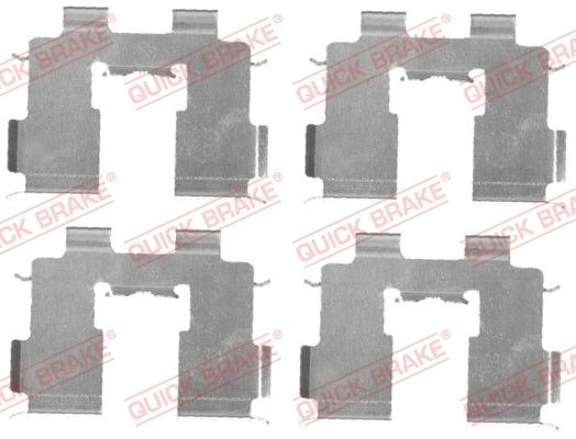 Accessory Kit, disc brake pad 109-1717