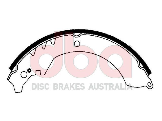 Street Series Brake Shoes [Daihatsu Feroza/Rocky 1984-98 254mm] - TecDoc Only