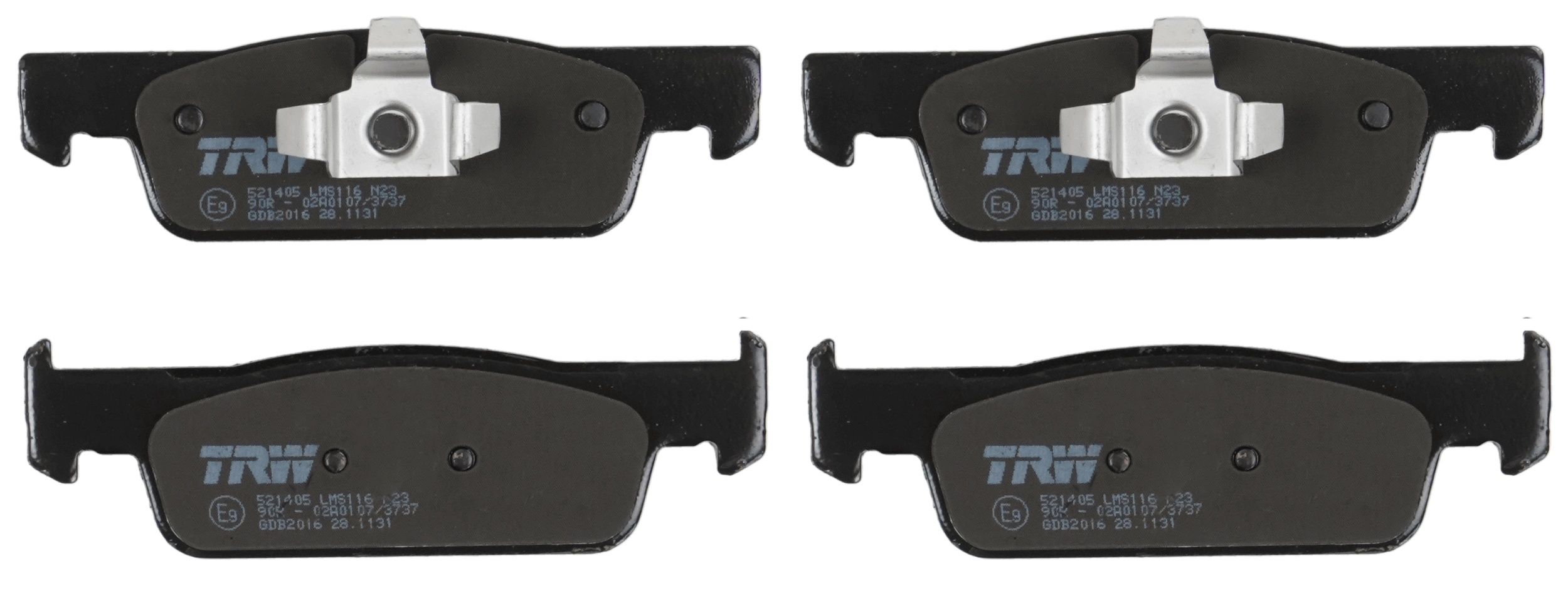 TRW DISC BRAKE PADS - TecDoc 2