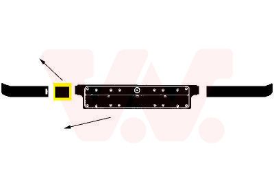 VAN WEZEL 0640489 - Klappe, Abschlepphaken ** Equipart **