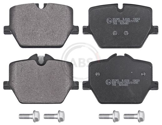 Bremsbelagsatz, Scheibenbremse