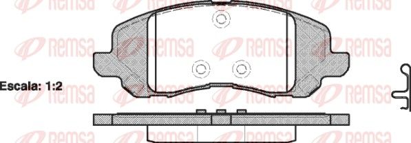 Brake Pad Set, disc brake 0804.20