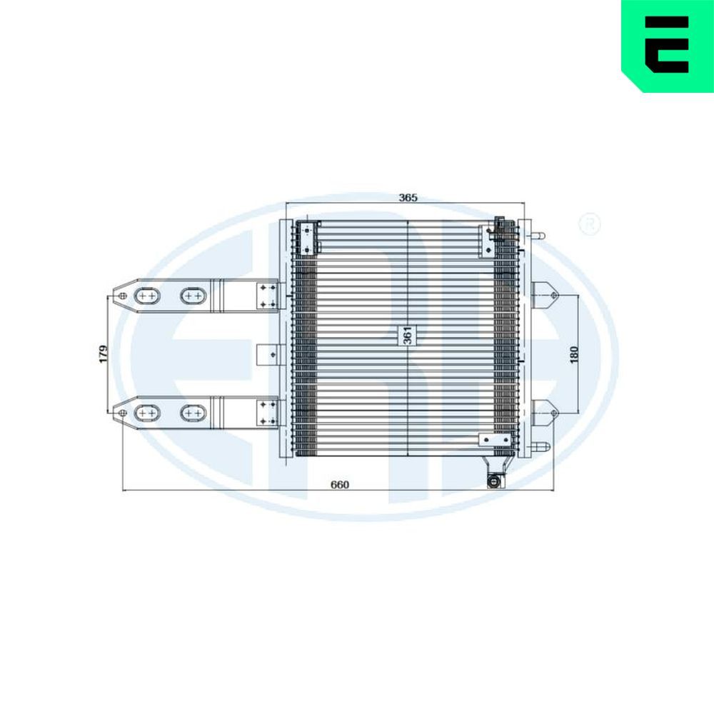 ERA 667225 - Kondensator, Klimaanlage