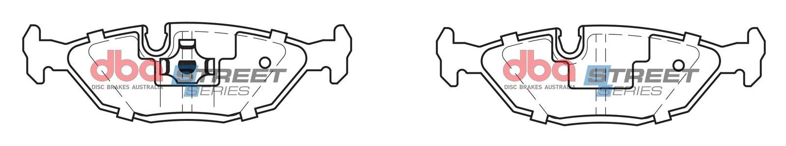 DBA SS STREET SERIES BRAKE PADS [ BMW 3/5/6/7/Z1 R ] - TecDoc Only