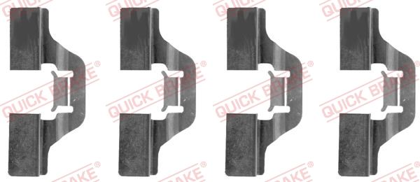 QUICK BRAKE 109-1211 Accessory Kit, disc brake pad