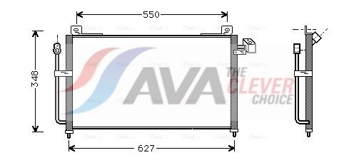 MZ5141 AVA QUALITY COOLING kondenzátor, klíma