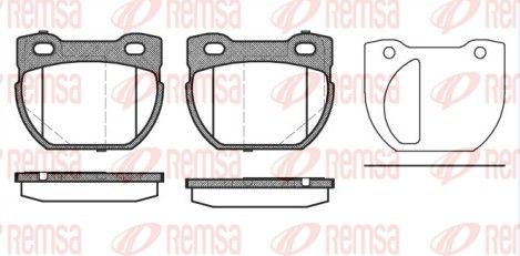 Premium Rear Brake Pad Set