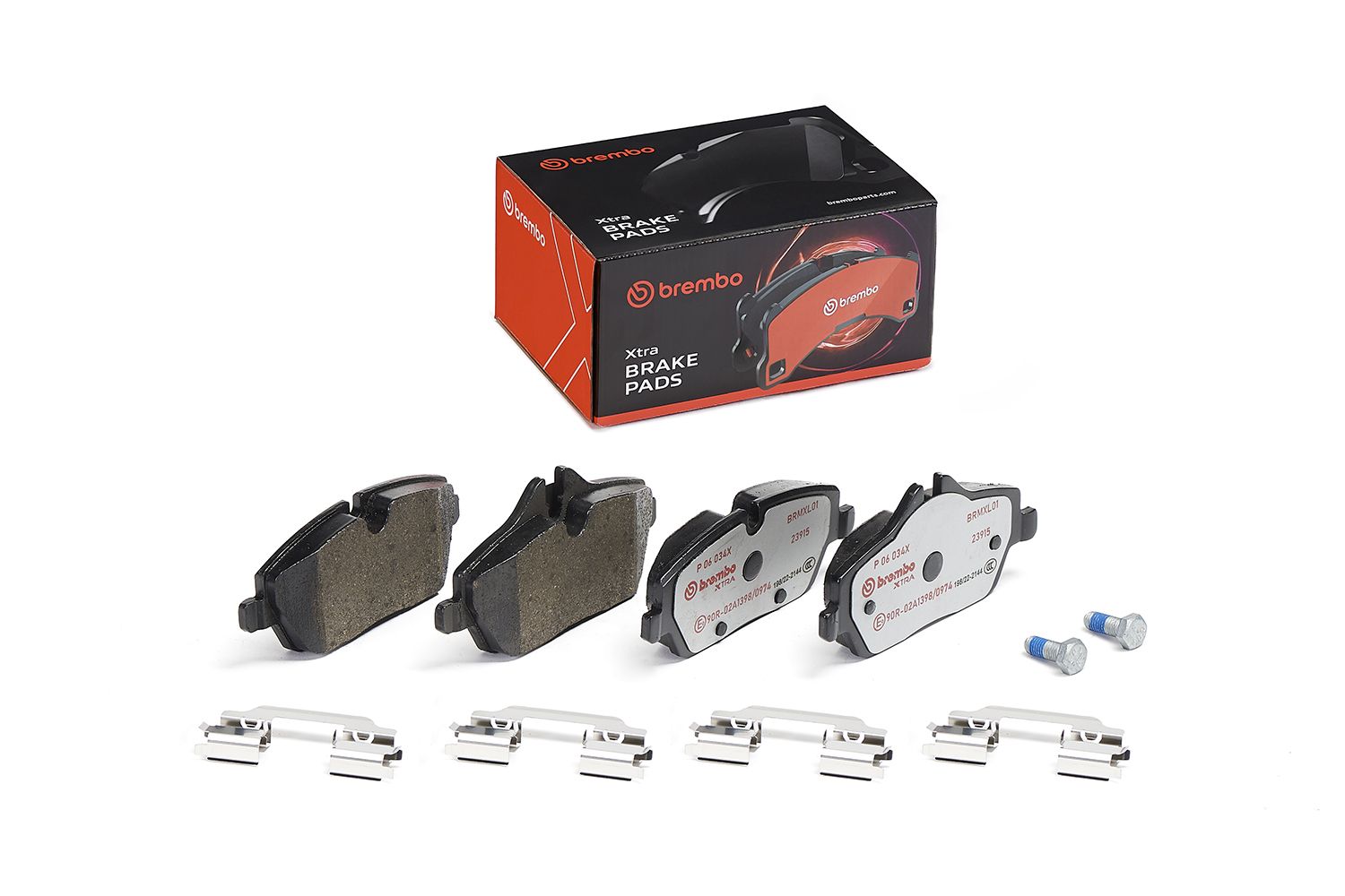 BREMBO P 06 034X - Bremsbelagsatz, Scheibenbremse XTRA LINE