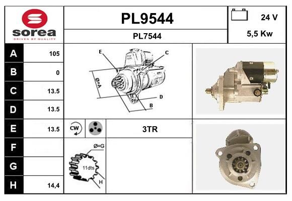 DEMARREUR PL - KOMATSU