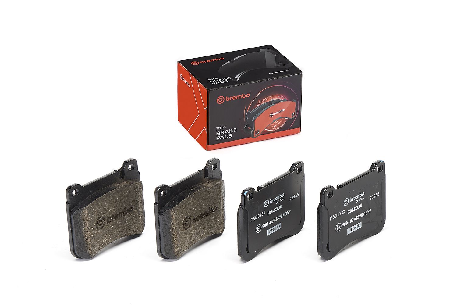 BREMBO P 50 073X - Bremsbelagsatz, Scheibenbremse XTRA LINE