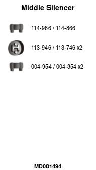 Mittelschalldämpfer